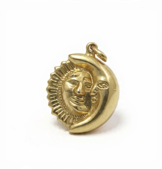 Pingente Sol e Lua Celestial - Luz Sombra e Harmonia