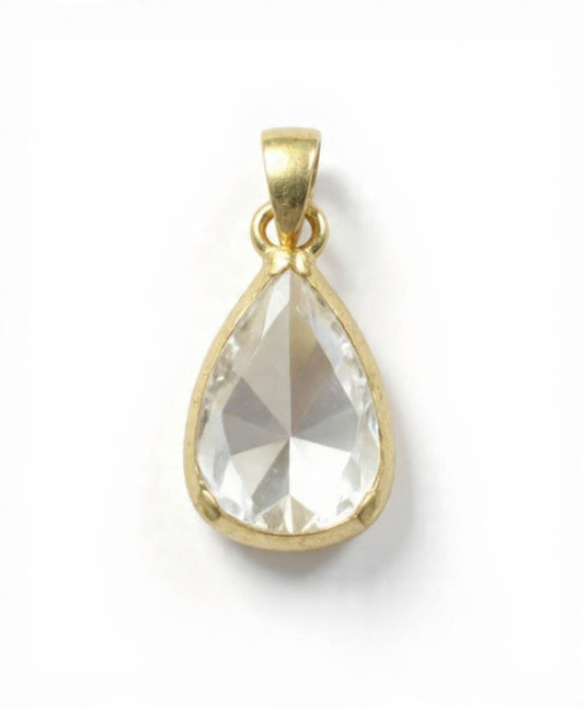 Pingente Gota Zircônia