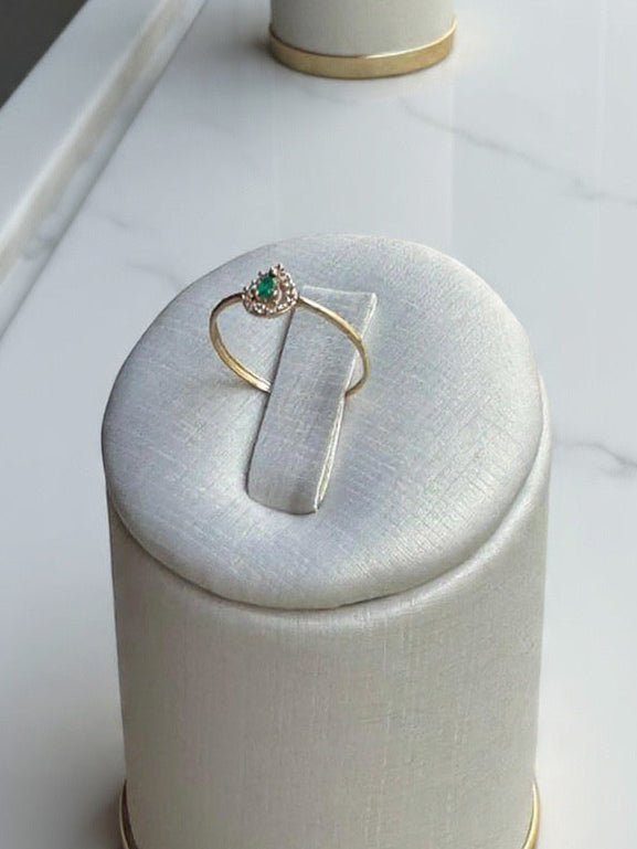 Anel de formatura em ouro 18k - Área da saúde.